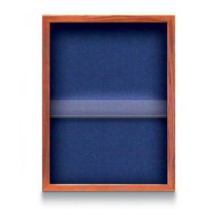 United Visual Products Indoor Enclosed Combo Board, 48"x36", Black Frame/Green & Cork UVCB4836B-GREEN-CORK